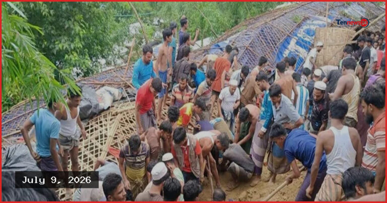 উখিয়ায় রোহিঙ্গা ক্যাম্পে পাহাড়ধস: শিক্ষার্থীর মৃতের সংখ্যা বেড়ে ৮
