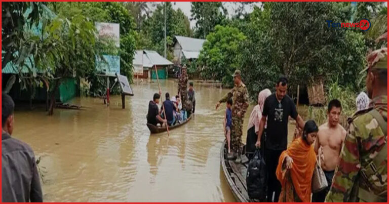 পার্বত্য চট্টগ্রামে দুর্যোগ মোকাবিলায় নিরলস কাজ করছে বাংলাদেশ সেনাবাহিনী