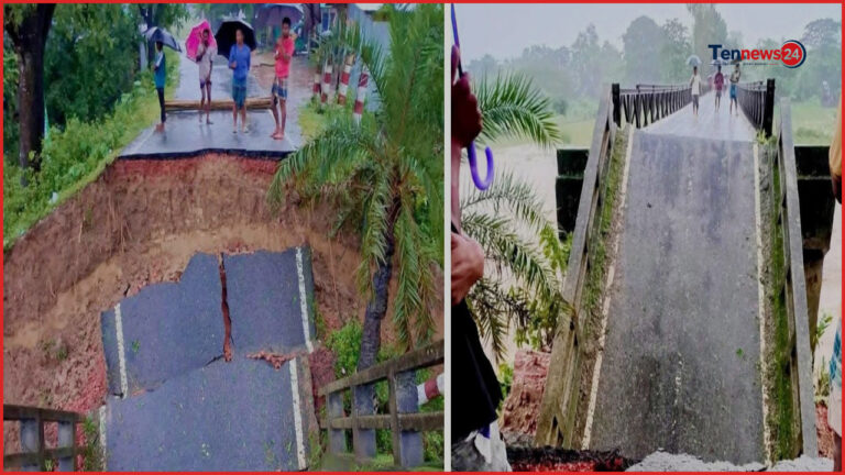 ভারি বর্ষণে ধসে পড়ল শিলক ব্রিজ, রাঙ্গামাটি-বান্দরবান যোগাযোগ বিচ্ছিন্ন