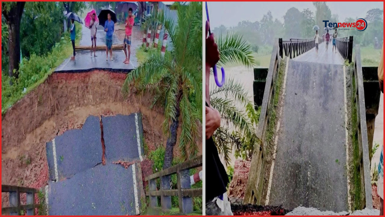 ভারি বর্ষণে ধসে পড়ল শিলক ব্রিজ, রাঙ্গামাটি-বান্দরবান যোগাযোগ বিচ্ছিন্ন