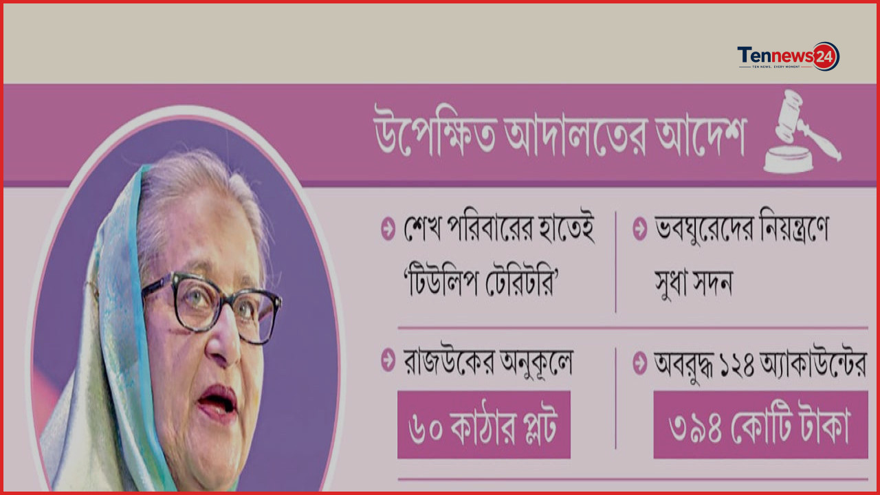 শেখ হাসিনার সম্পত্তি ক্রোকের নির্দেশ পুরোপুরি বাস্তবায়ন হয়নি