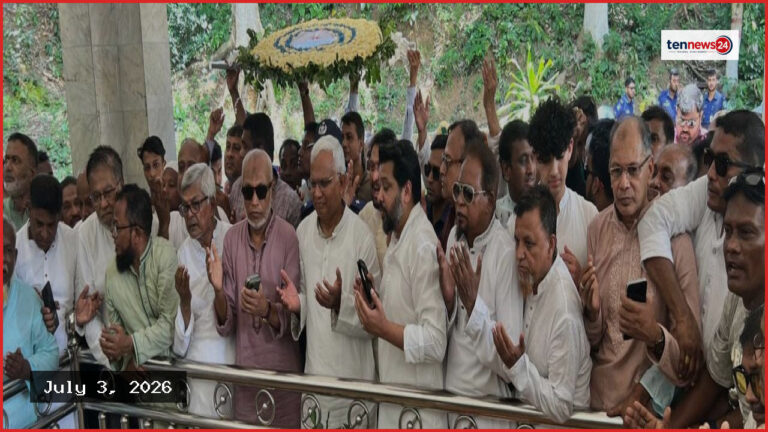 রাঙ্গুনিয়ায় শহীদ রাষ্ট্রপতি জিয়াউর রহমানের প্রথম সমাধিতে সমাজকল্যাণমন্ত্রীর শ্রদ্ধা
