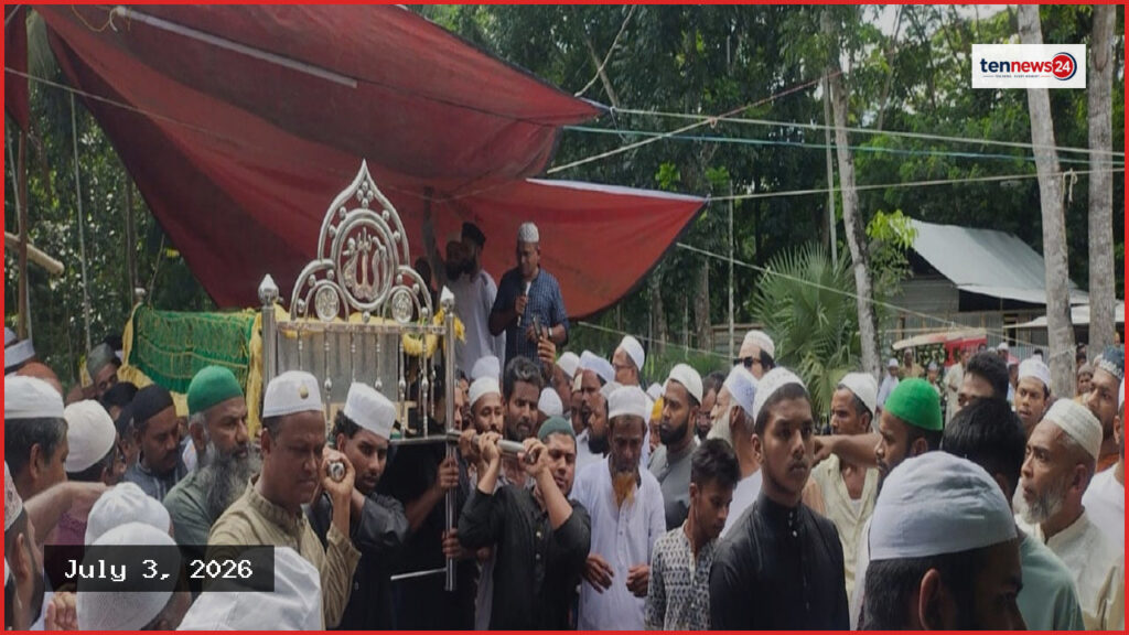 যুক্তরাষ্ট্রে সড়ক দুর্ঘটনায় নিহত কবির মৃধার বরিশালে দাফন সম্পন্ন
