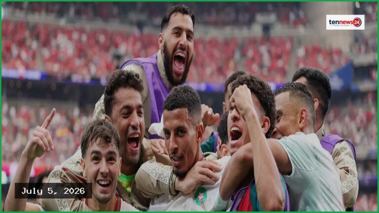 কানাডাকে ৩-০ গোলে হারিয়ে কোয়ার্টার ফাইনালে মরক্কো