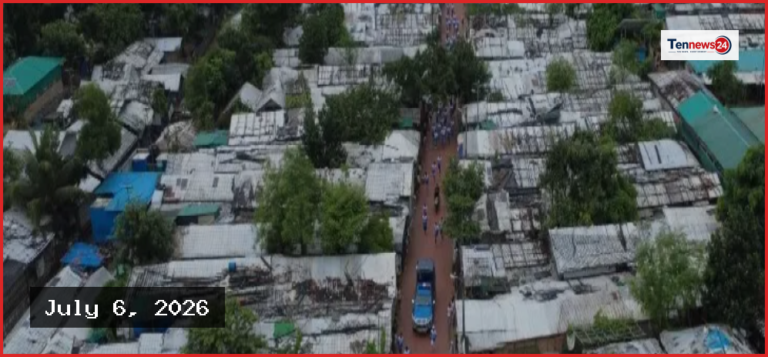 কক্সবাজারে ভারি বর্ষণে রোহিঙ্গা ক্যাম্পে পাহাড়ধসে আটজনের মৃত্যু