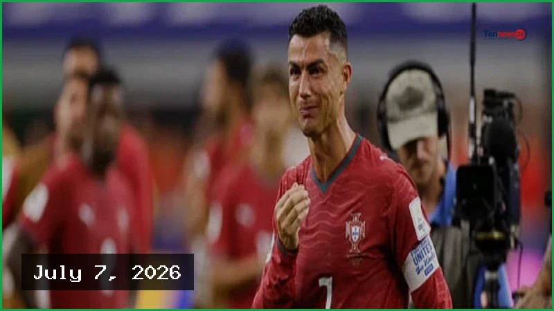 স্পেনের কাছে হেরে বিশ্বকাপ থেকে বিদায় নিলেন ক্রিস্টিয়ানো রোনালদো
