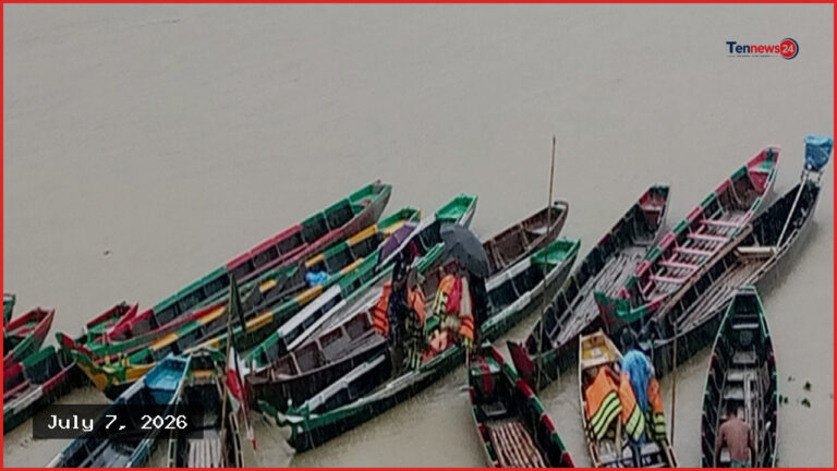 বান্দরবানের থানচিতে নাফাখুম জলপ্রপাতে আটকা ৬৯ পর্যটক