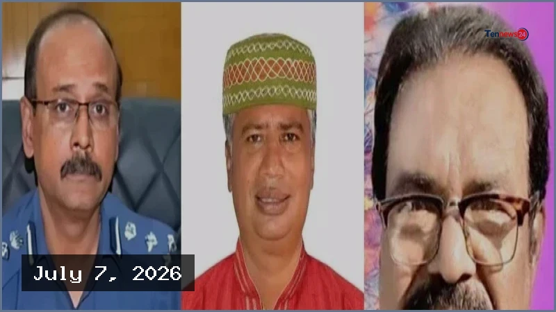 ইমন গাজী হত্যায় সাবেক অতিরিক্ত আইজিপি বাহার ও দুই নেতা গ্রেপ্তার