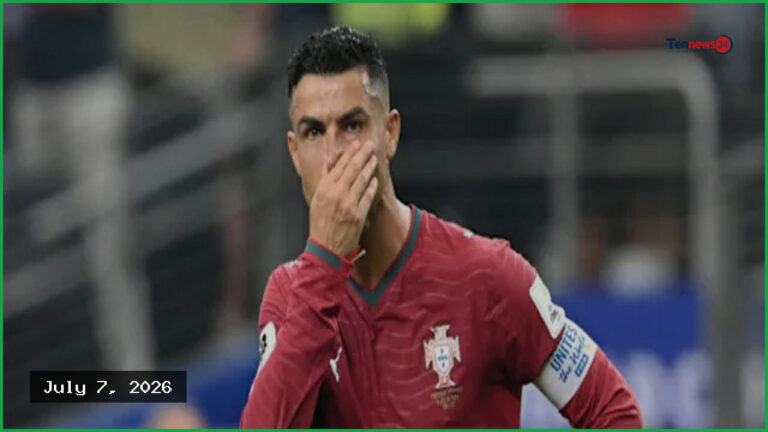 বিশ্বকাপ থেকে বিদায়ের রাতে রোনালদোর নামের পাশে লজ্জার রেকর্ড