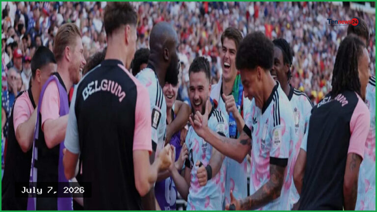 যুক্তরাষ্ট্রকে হারিয়ে বেলজিয়ামের বিদ্রূপাত্মক বার্তা, বিতর্কে ট্রাম্পের নাম