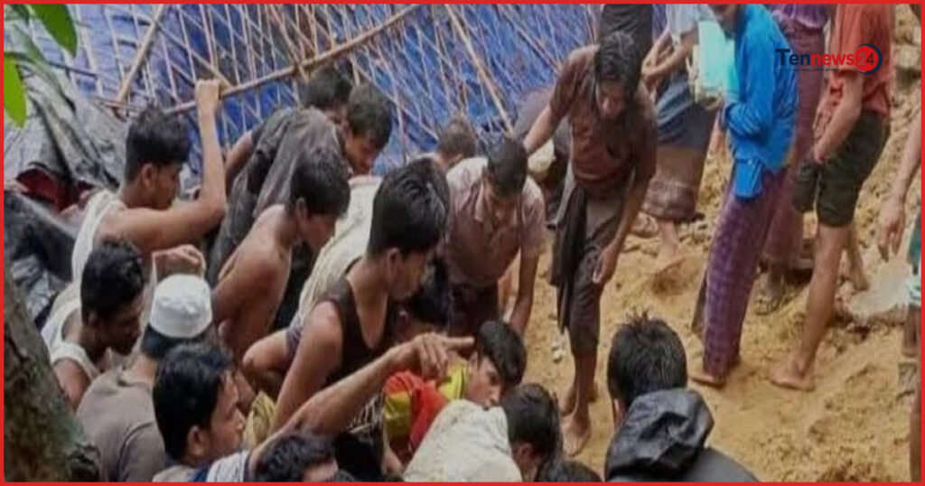 উখিয়ায় রোহিঙ্গা ক্যাম্পে পাহাড়ধসে প্রাণ হারালেন তরুণী
