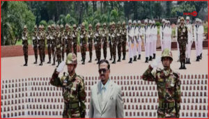 জাতীয় স্মৃতিসৌধে বীর শহীদদের প্রতি ভারপ্রাপ্ত রাষ্ট্রপতির শ্রদ্ধা