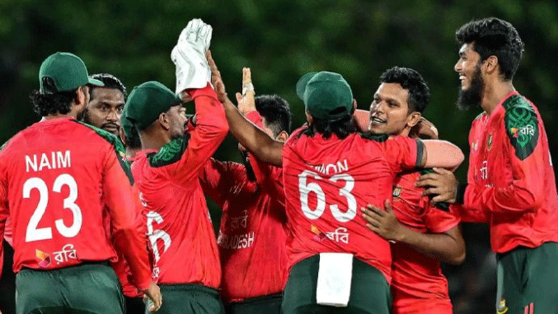 জিম্বাবুয়ের বিপক্ষে দ্বিতীয় টি-টোয়েন্টি জিতে সিরিজে সমতা বাংলাদেশের
