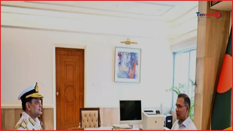 প্রধানমন্ত্রীর সঙ্গে সৌজন্য সাক্ষাৎ করলেন নৌবাহিনী প্রধান