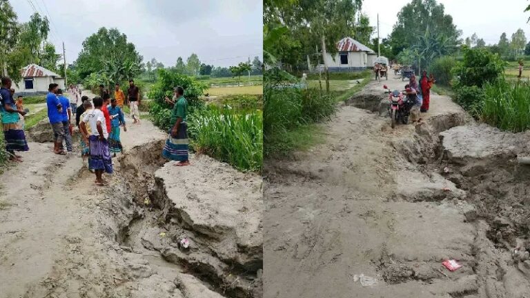 লালমনিরহাটে কাঁচা সড়কের বেহাল দশা, চরম ভোগান্তিতে ১০ হাজার মানুষ