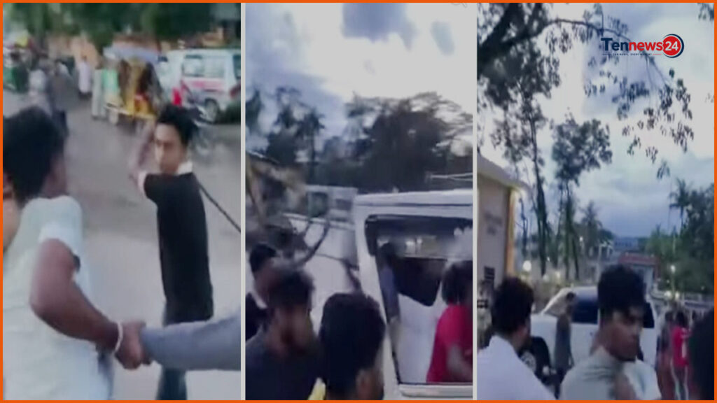হবিগঞ্জে জাতীয় নাগরিক পার্টির নেতাদের গাড়িবহরে হামলা ও ভাঙচুর