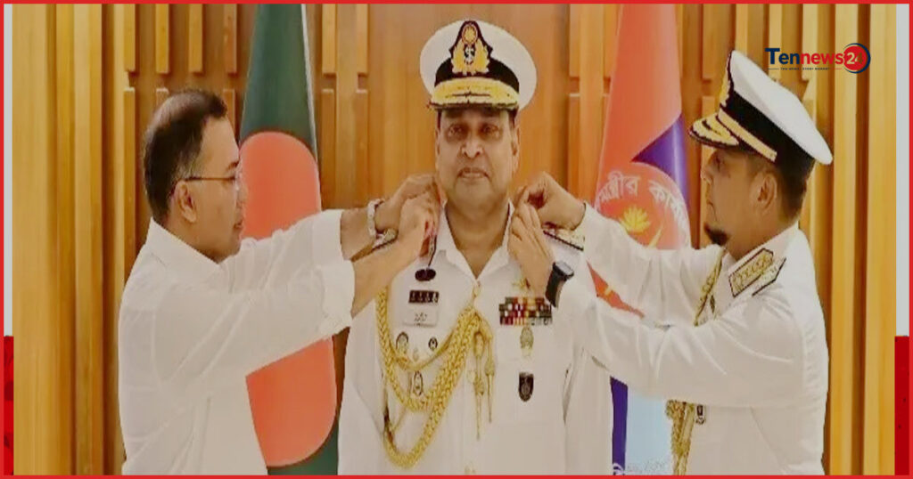 অ্যাডমিরাল পদে পদোন্নতি পেলেন নৌবাহিনী প্রধান খোন্দকার মিসবাহ