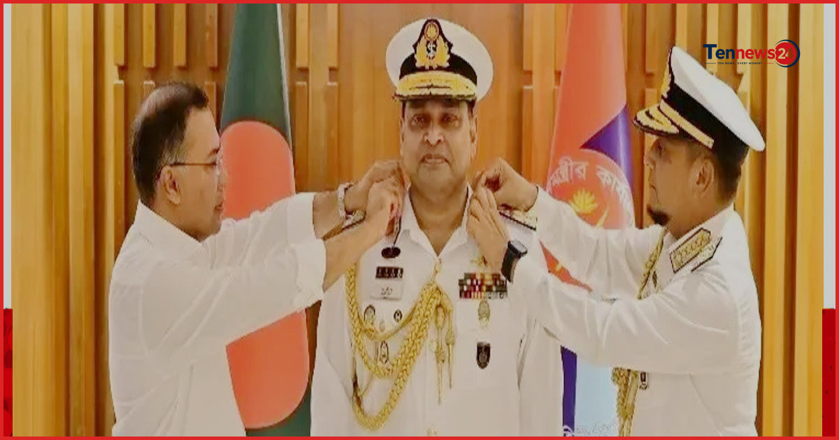অ্যাডমিরাল পদে পদোন্নতি পেলেন নৌবাহিনী প্রধান খোন্দকার মিসবাহ