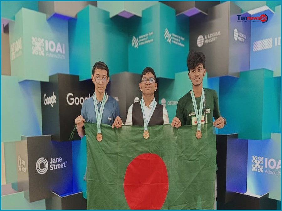 আন্তর্জাতিক এআই অলিম্পিয়াডে বাংলাদেশের তিন ব্রোঞ্জজয়
