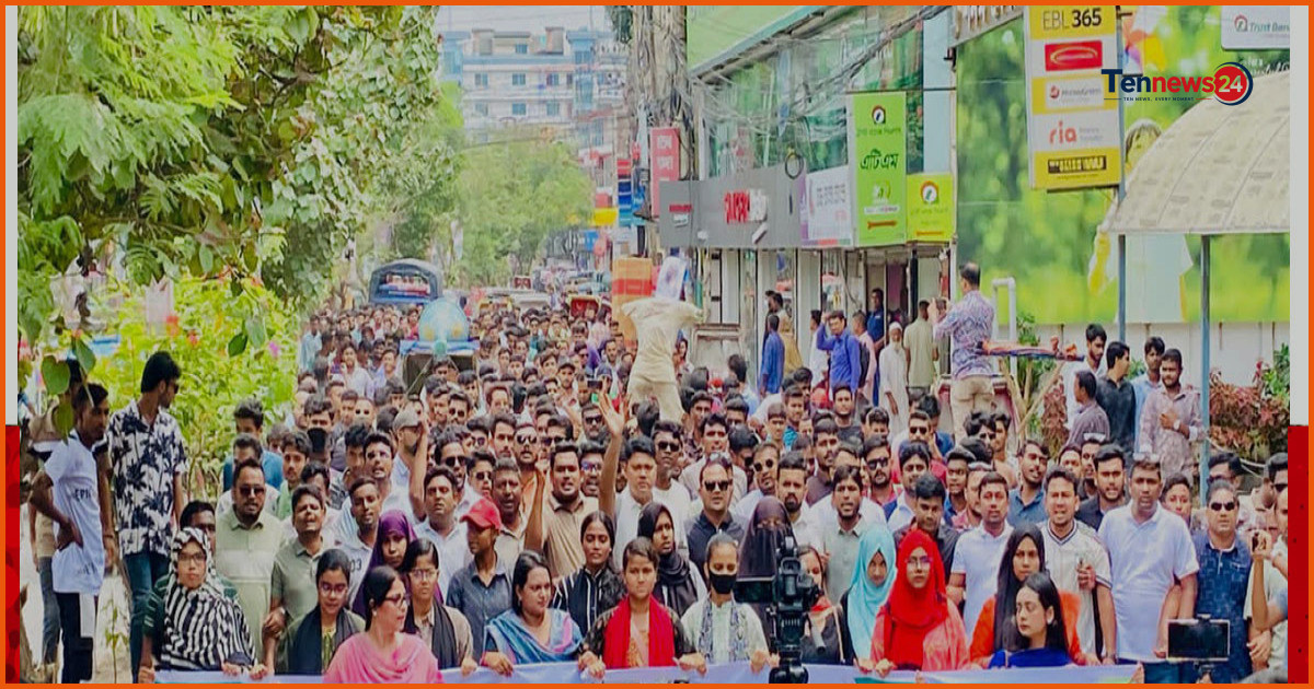 গাজী সালাউদ্দিনকে গ্রেপ্তারে ২৪ ঘণ্টার আল্টিমেটাম বগুড়া জেলা ছাত্রদলের