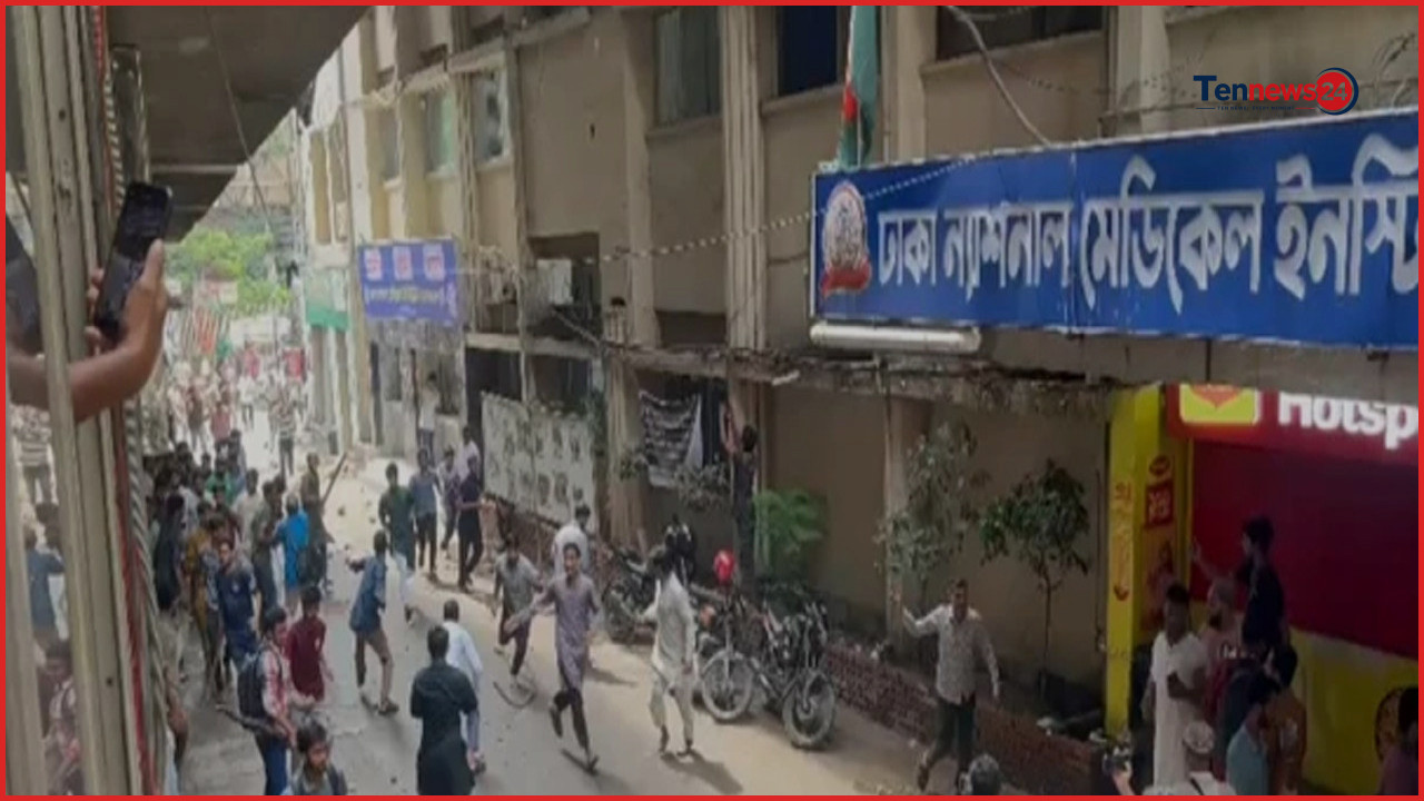 জগন্নাথ বিশ্ববিদ্যালয়ে জকসুর কর্মসূচিতে ছাত্রদলের হামলা, আহত ভিপি-জিএস