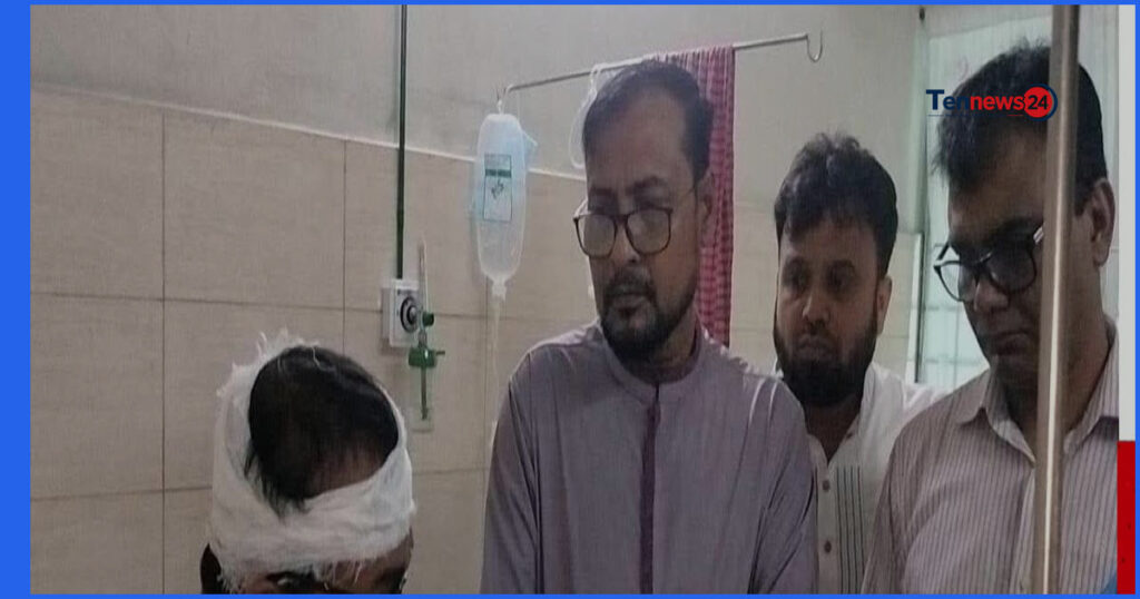 জবিতে সংঘর্ষে আহত শিক্ষার্থীদের দেখতে হাসপাতালে উপাচার্য