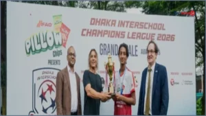 ডিআইএসসিএল ২০২৬-এর গ্র্যান্ড ফাইনালে চ্যাম্পিয়ন নৌবাহিনী কলেজ