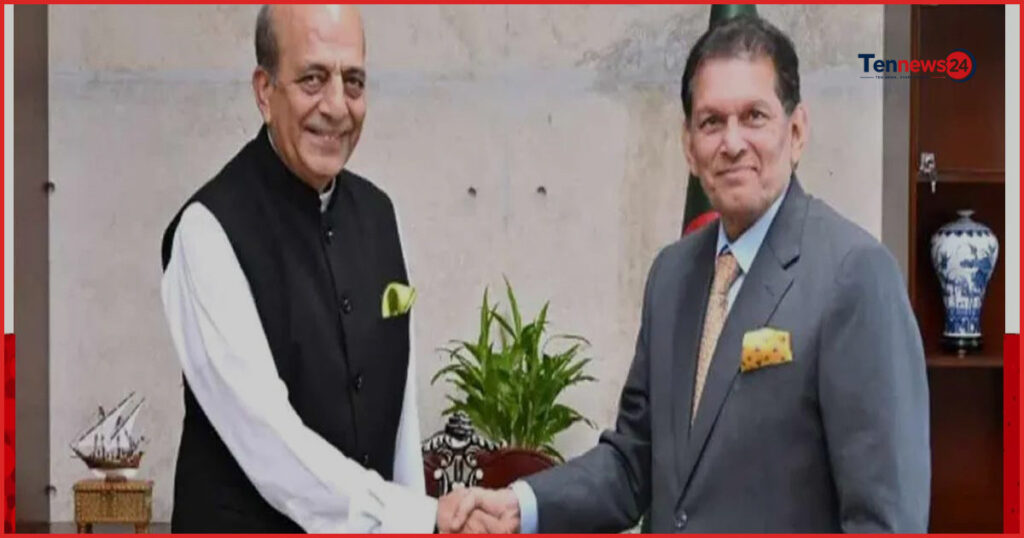 পররাষ্ট্রমন্ত্রীর সঙ্গে ভারতীয় হাইকমিশনার দীনেশ ত্রিবেদীর বৈঠক