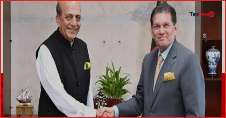 পররাষ্ট্রমন্ত্রীর সঙ্গে ভারতীয় হাইকমিশনার দীনেশ ত্রিবেদীর বৈঠক