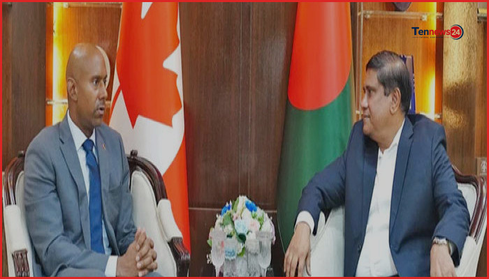 প্রতিরক্ষা উপদেষ্টার সাথে কানাডার হাইকমিশনারের দ্বিপক্ষীয় আলোচনা