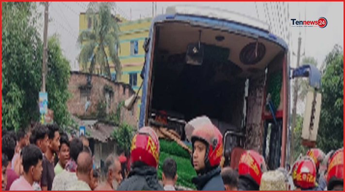 বগুড়ায় বাসচাপায় ৬ শ্রমিক নিহত, আহত ১০