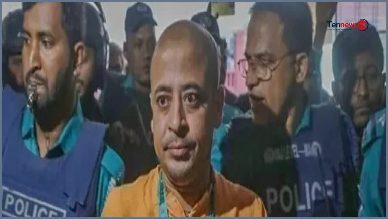 ভাঙচুরের দুই মামলায় জামিন পেলেন চিন্ময় কৃষ্ণ দাস