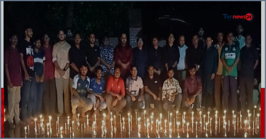 মাভাবিপ্রবিতে জুলাই শহীদদের স্মরণে মোমবাতি প্রজ্জ্বলন