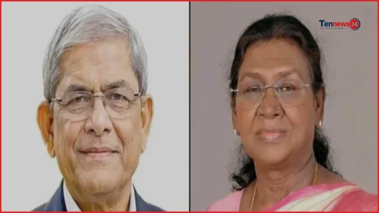 মির্জা ফখরুলকে ভারতের রাষ্ট্রপতি দ্রৌপদী মুর্মুর অভিনন্দন