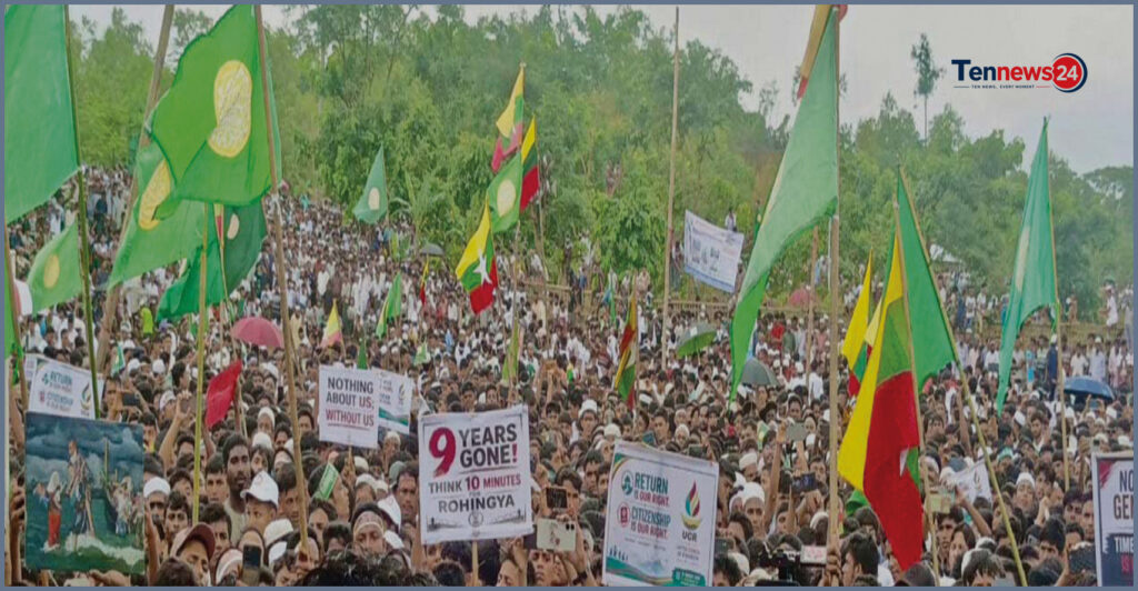 রোহিঙ্গা গণহত্যা দিবস: বিচার ও মর্যাদাপূর্ণ প্রত্যাবাসনের দাবিতে উত্তাল ক্যাম্প