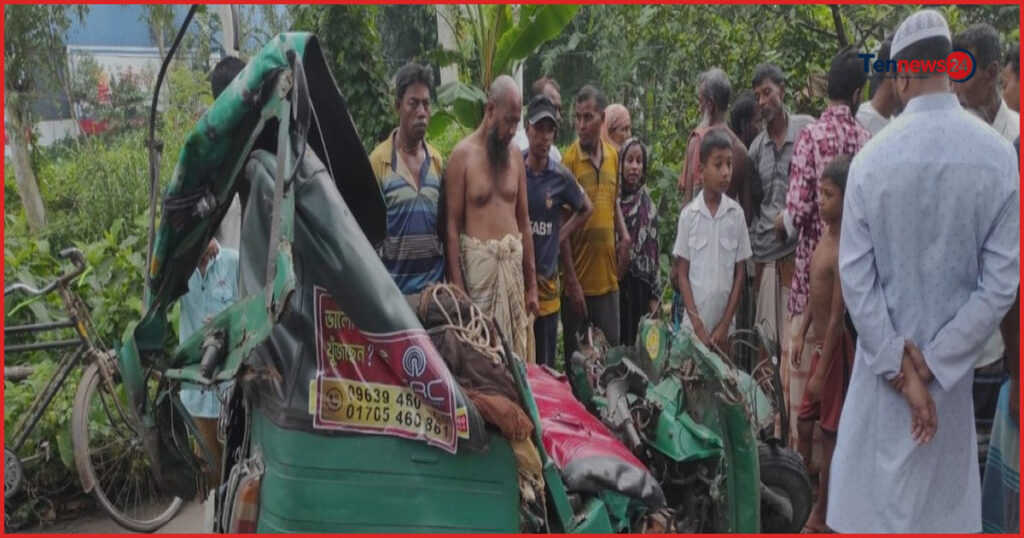 সিরাজগঞ্জে দাঁড়িয়ে থাকা ট্রাকে সিএনজির ধাক্কা, নিহত ২