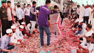 শনিবার চতুর্থবারের মতো শাহজালাল দরগাহের দানবাক্স গণনা