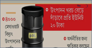 গ্যাস সংকটে ফার্নেস অয়েলে ঝুঁকছে বিদ্যুৎ খাত, বাড়বে লোকসান