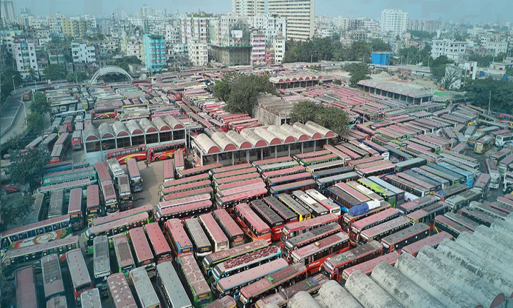 ঢাকার যানজট কমাতে গাবতলী-মহাখালী-সায়েদাবাদ টার্মিনাল সরানোর উদ্যোগ