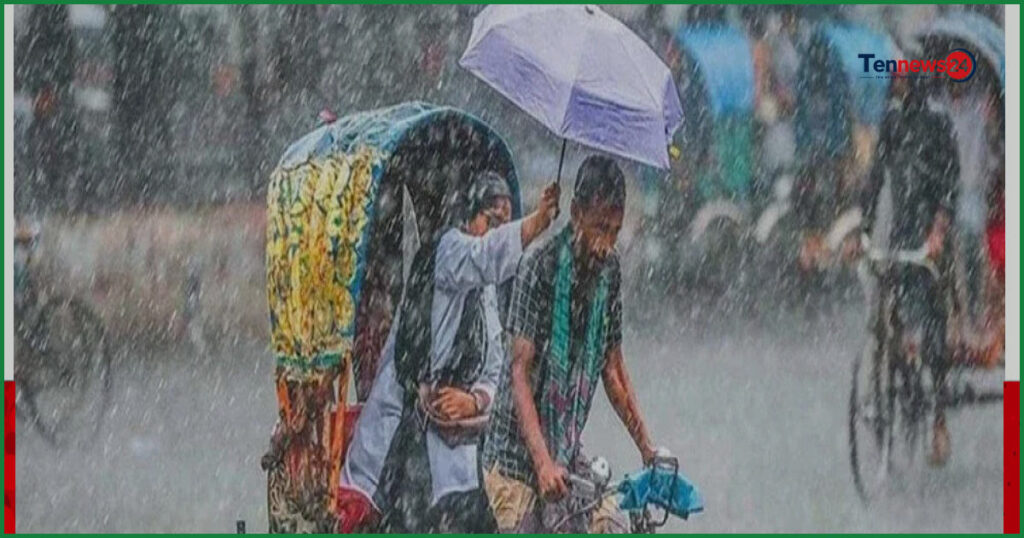 ঢাকাসহ বিভিন্ন অঞ্চলে বৃষ্টি, ৩ অঞ্চলে ঝোড়ো হাওয়ার সতর্কতা