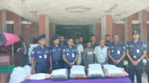 নলডাঙ্গায় সিএনজি দুর্ঘটনায় ৩৩ কেজি গাঁজা উদ্ধার, আটক ৪
