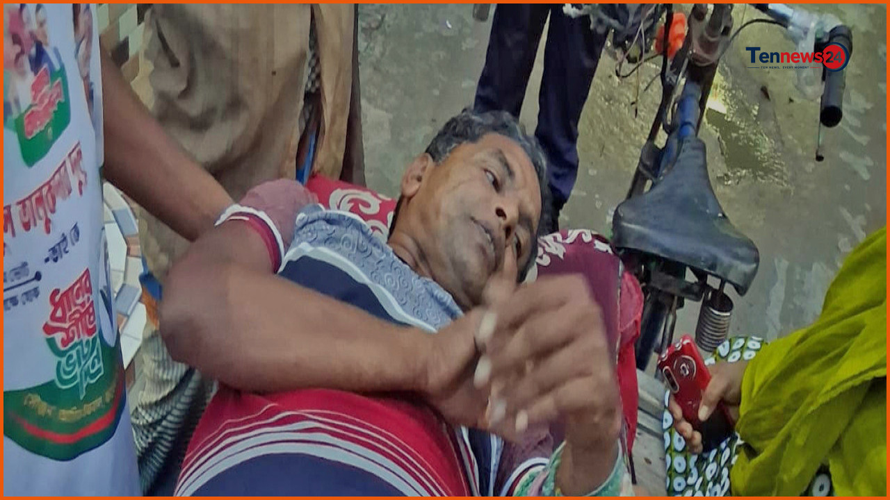 নাটোরের নলডাঙ্গায় জমি বিরোধে ভ্যানচালককে পিটিয়ে জখমের অভিযোগ