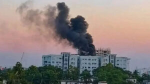 ময়মনসিংহ মেডিকেল কলেজ হাসপাতালের শিশু ওয়ার্ডে অগ্নিকাণ্ড