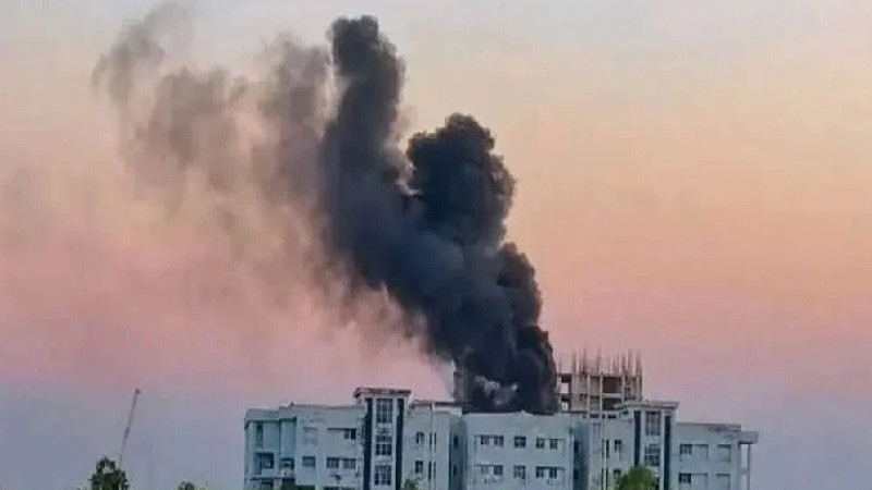 ময়মনসিংহ মেডিকেল কলেজ হাসপাতালের শিশু ওয়ার্ডে অগ্নিকাণ্ড
