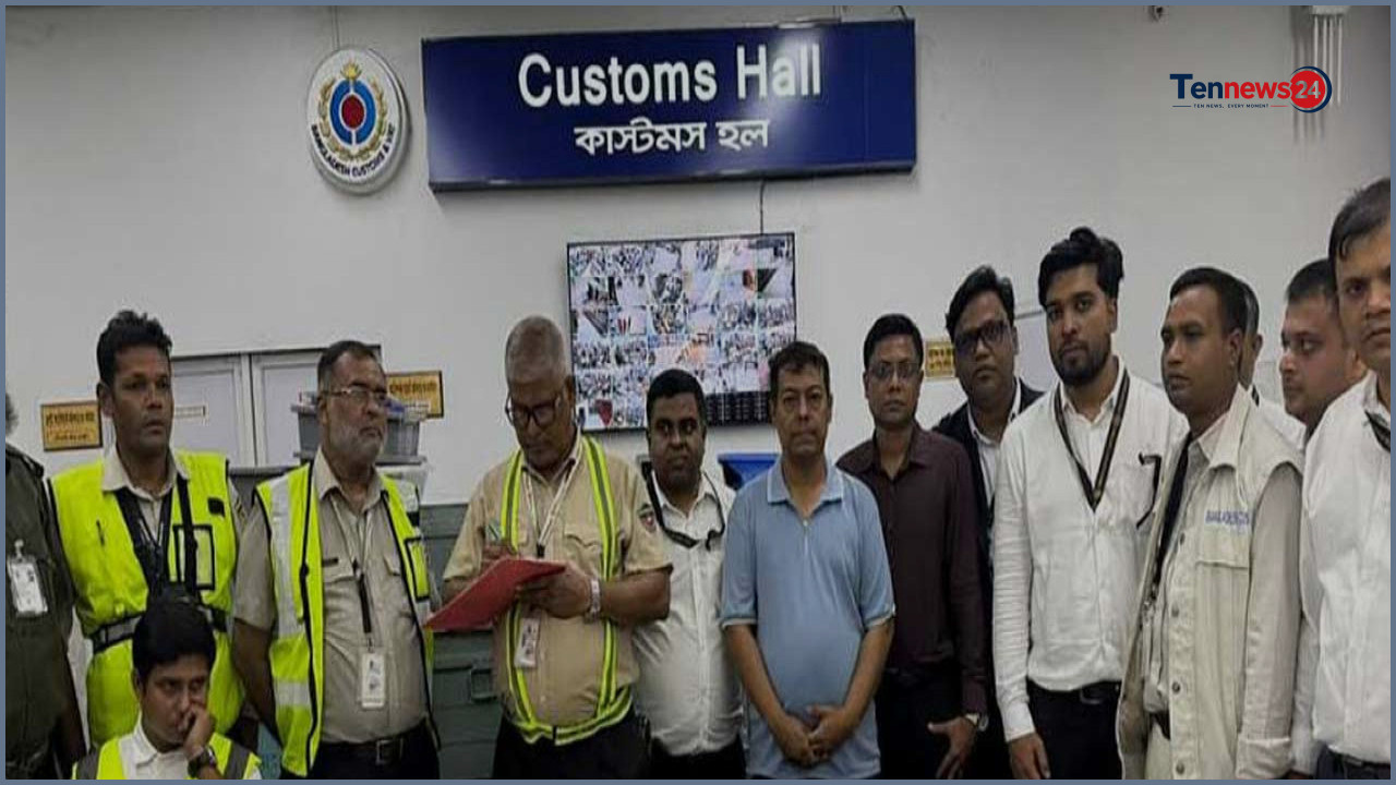 শাহজালাল বিমানবন্দরে ১৪ কেজি স্বর্ণসহ বিমান কর্মী আটক