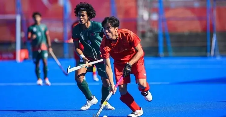 চীনের কাছে বিশাল ব্যবধানে হেরে সপ্তম স্থান নির্ধারণীতে বাংলাদেশ