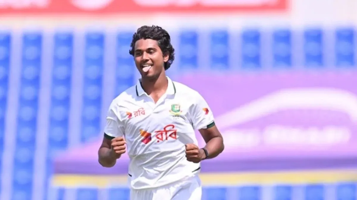 আবুধাবি টেস্টে হাসানের হ্যাটট্রিক, ১০৬ রানের লিড বাংলাদেশের