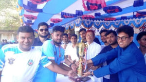 কাজীপুর সরকারি মনসুর আলী কলেজে ফুটবল চ্যাম্পিয়ন বাংলা বিভাগ