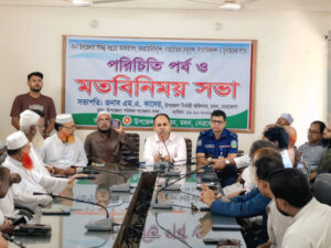 মদনে নবাগত ইউএনও এম. এ. কাদেরের পরিচিতি ও মতবিনিময়