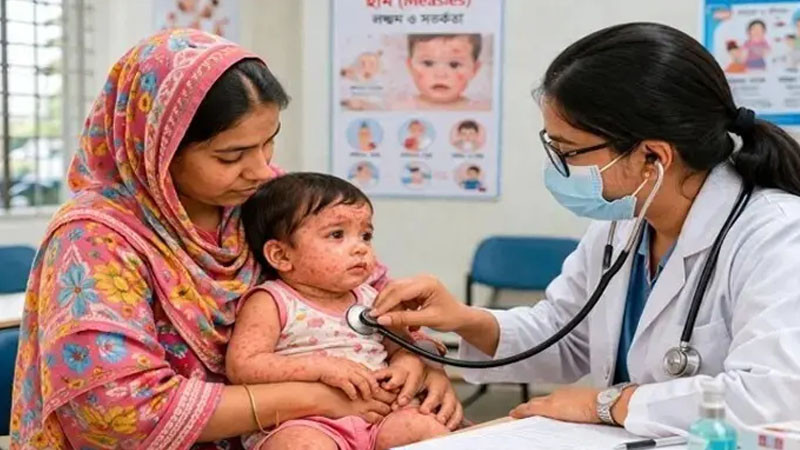 দেশে হাম ও উপসর্গে এক দিনে আরও ছয়জনের মৃত্যু